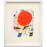 JOAN MIRO The Sun, lthograph, 1972, Cramer 160/3, 32cm x 25cm, framed and glazed.