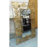 WALL MIRROR, Palm Spring inspired design, 130cm x 80cm.