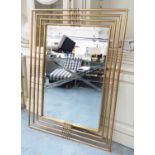 WALL MIRROR, Hollywood Regency inspired design, 115cm x 84cm.