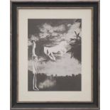 PABLO PICASSO, collotype, Figure and Horse, 1962 - Edition: 1000, suite: Diurnes - decoupage et,