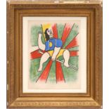 FERNAND LEGER, 'Cirque', lithograph edition 300, 1950, suite: Cirque, 41cm x 32cm,