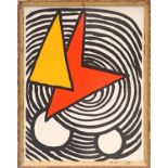 ALEXANDER CALDER, original lithograph, abstract published by Maeght, 37cm x 28cm.