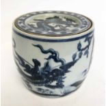 GINGER JAR, Chinese blue and white.