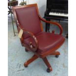 GRANGE LOUIS PHILIPPE DESK CHAIR, 110cm H.