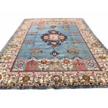 ANTIQUE PERSIAN TABRIZ CARPET, 390cm x 280cm.