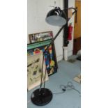 ANGLE POISE STYLE FLOOR STANDING LAMP, 180cm H.