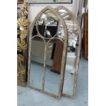 ORANGERY WALL MIRRORS, a set of three, French Provincial style, 122cm x 56cm.