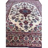 FINE PERSIAN KASHAN CARPET, 320cm x 210cm,