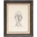 ALBERTO GIACOMETTI, Diego, lithograph, printed by Maeght, 38cm x 28cm.