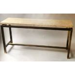 CONSOLE TABLE, 1970's Maison Jansen manner,