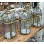 ORANGERY LANTERNS, a set of four, French provincial style, 55cm H.