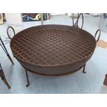 KADI FIRE BOWL, of large proportions, vintage Indian ras style, 87cm diam x 50cm.