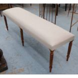 HALL SEAT, in the English country house style, 150cm x 40cm x 48cm.