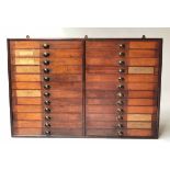 BANK OF DRAWERS COLLECTORS/CHEST,