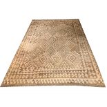 CONTEMPORARY ANATOLIAN SILVER WASH KILIM, 298cm x 205cm.