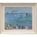 RAOUL DUFY, numbered pochoir ed 5000, La mer, Euroart embossed, 47cm x 56cm.