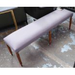 HALL SEAT, in the English Country House style, 153cm W x 48cm H x 40cm D.