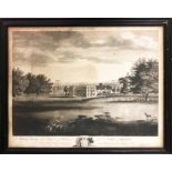 THOMAS BONNER (1763-1807) 'Sandywell Park', engraving, 32cm x 39cm, framed.