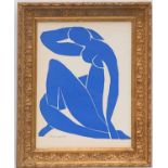 HENRI MATISSE, original lithograph from the 1954 edition after Matisse's cut outs,