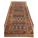 ANTIQUE NORTH WEST PERSIAN RUNNER, 292cm x 130cm.