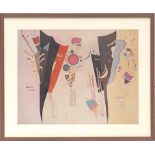 WASSILY KANDINSKY, 'Lithograph 2', printed by Maeght 1969, 34cm x 44cm.