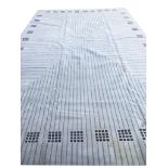 CONTEMPORARY ART DECO DESIGN CARPET, 286cm x 245cm.