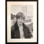 ROBIN BEAN 'Portrait of David Bowie, 1967, on the roof top of his Management office, Soho',