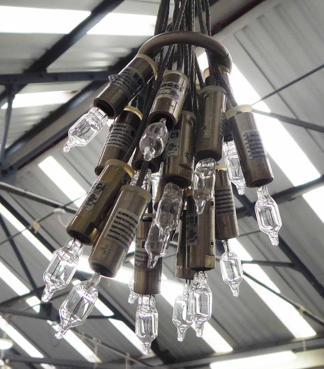 BOCCI CLUSTER PENDANT LIGHT, by Omer Arbel, 100cm Drop approx. - Image 2 of 3