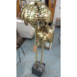 MAISON JANSEN INSPIRED PALM TREE FLOOR LAMP, 165cm H.