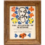HENRI MATISSE 'The Sculpture of Matisse', 1953 rare original lithographic poster,