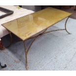 ATTRIBUTED TO MAISON BAGUES LOW TABLE, French circa 1950's/1960's, 110cm x 57cm x 41cm.