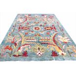 FINE CONTEMPORARY BOULO OUSHAK CARPET, 298cm x 218cm.