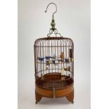 ORIENTAL BIRD CAGE, late 19th/early 20th century, 51cm H approx.