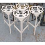 MAGIS STOOL_ONE BAR STOOLS, a set of four, by Konstantin Grcic, 83cm H.