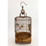 ORIENTAL BIRD CAGE, late 19th/early 20th century, 51cm H approx.