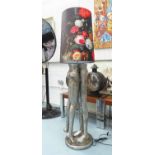 THE LOVERS FLOOR LAMP, with Bohemian design shade, 156cm H.