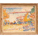 ANDRE DERAIN 'Port De Collioure', lithograph 1972, Ed.