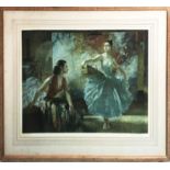 SIR WILLIAM RUSSELL FLINT (1880-1969) 'Eve and Yasmin', lithograph, 65cm x 48cm, signed in pencil,