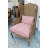 JULIAN CHICHESTER 'LUBERON' CHAIR, wingback, 75cm W x 119cm H.