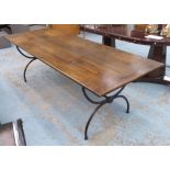 FARMHOUSE DINING TABLE, contemporary Spanish style, 230cm W x 95cm D x 75cm H.