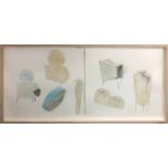 TREVOR FLYNN (B 1955), 'Sculpture Studies' pencil and watercolour, 39cm x 76cm, framed,