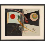 WASSILY KANDINSKY, 'Lithograph 1', printed by Maeght 1969, 34cm x 45cm, framed.