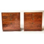 HEAL BEDSIDE CHESTS, a pair,