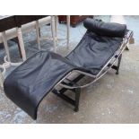 AFTER LE CORBUSIER, Jeanneret and Perriand, LC4 lounger, 160cm L.
