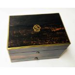 ASPREY COROMANDEL JEWELLERY CASKET,