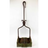 COUNTRY HOUSE BOOT SCRAPER, 19th century cast iron by Cooks of Norwich, 94cm H x 33cm x 25cm.