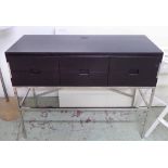 JUSTIN VAN BREDA BESPOKE FOLDING DESK, 124cm x 91cm x 94cm.