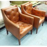 LINLEY GENTLEMAN CHAIRS, a pair, by David Linley, 86cm x 60cm x 67cm.