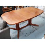 GUDME MOBELFABRIK DINING TABLE BY NIELS MOLLER, 160cm x 100cm x 74cm approx.