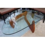 AFTER ISAMU NOGUCHI LOW TABLE, 40cm H x 129cm.